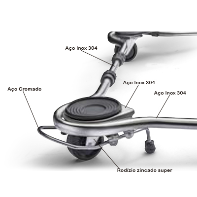 Detalhes do material - Aço Inox 304